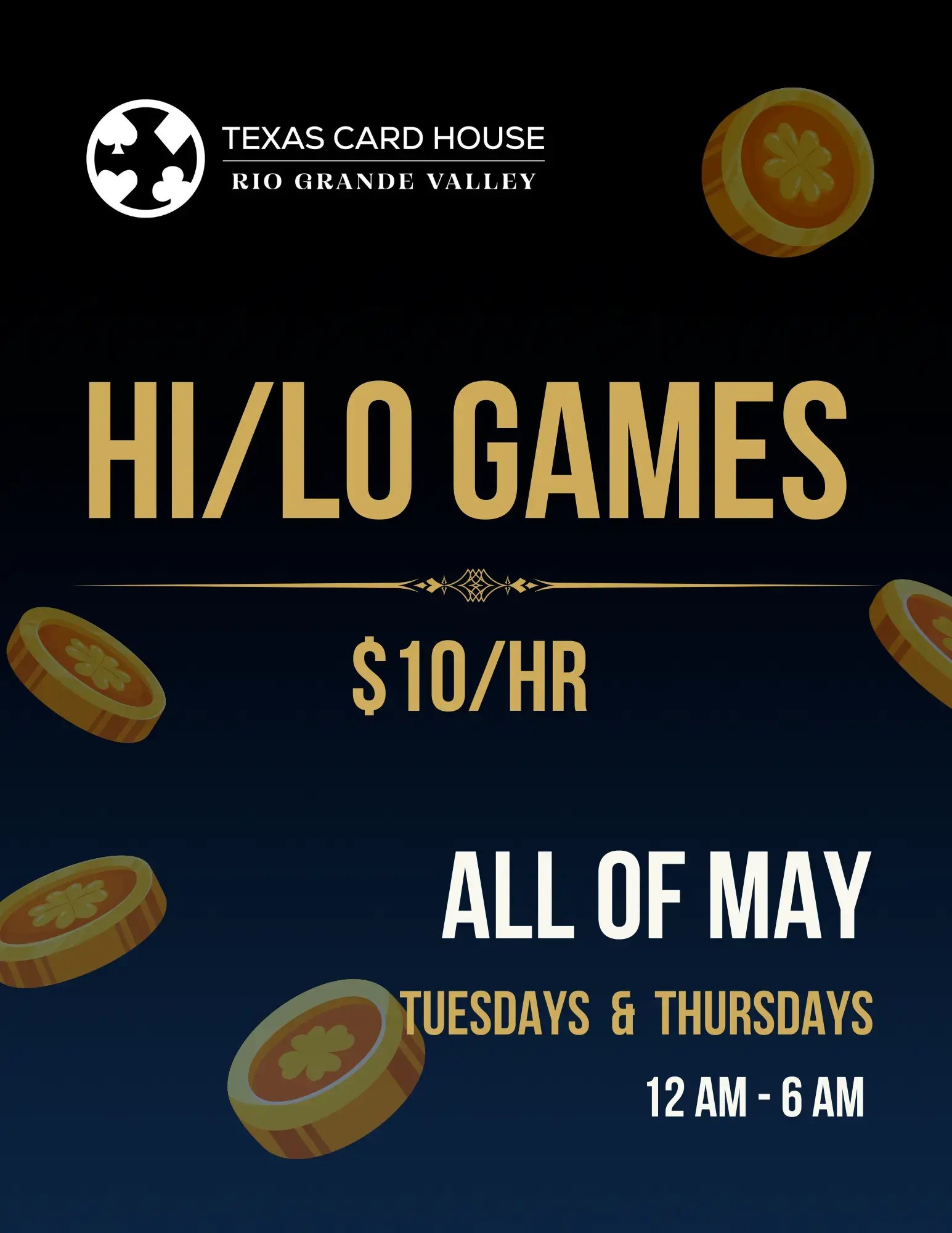 $10 Hi/LO Games