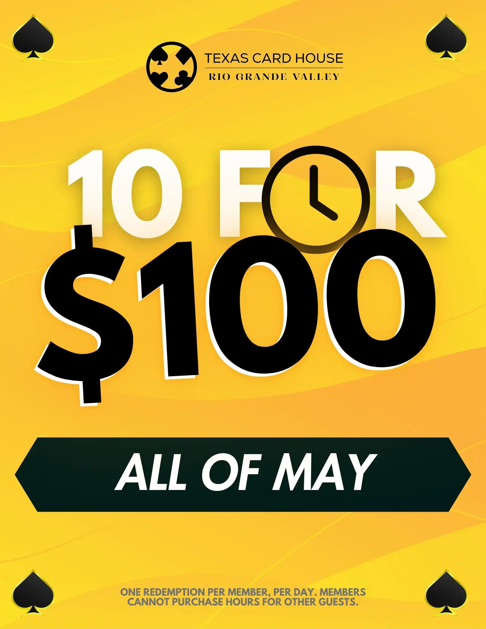 10 for 100 