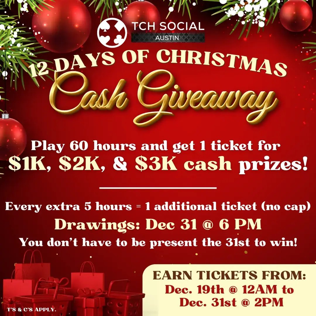 12 days of Christmas at TCH Social Austin