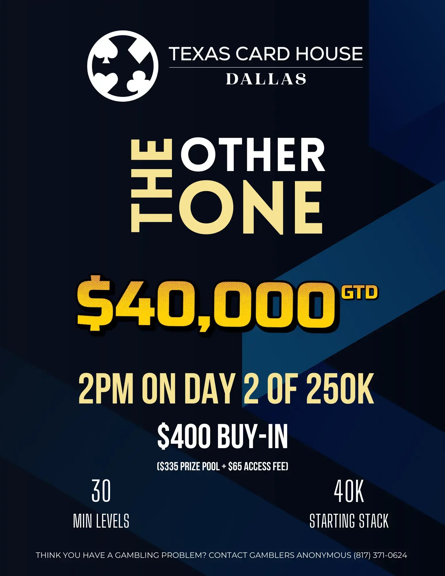 40k Single at TCH Dallas