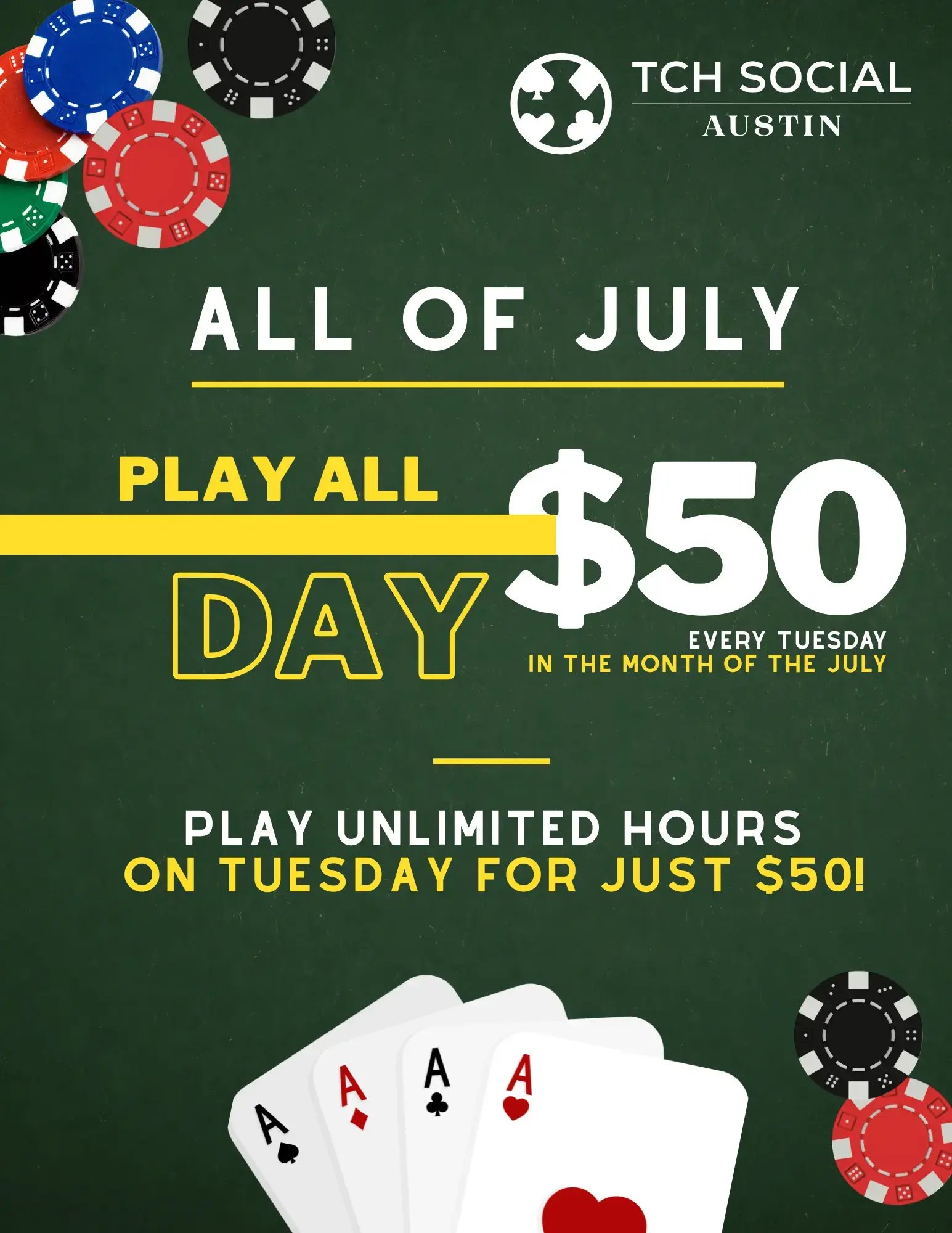 $50 Play All Day