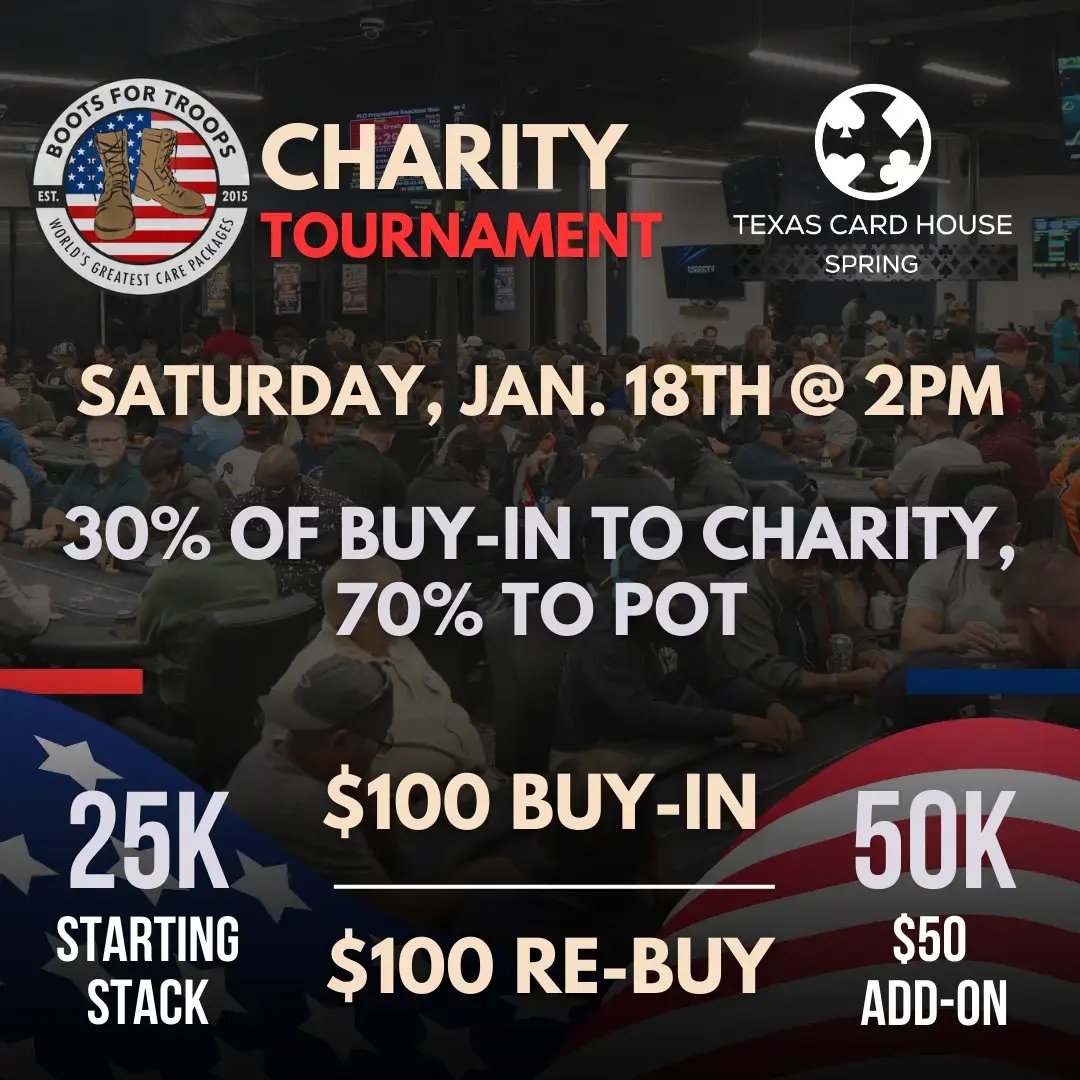 Boots For Troops Charity Tournament