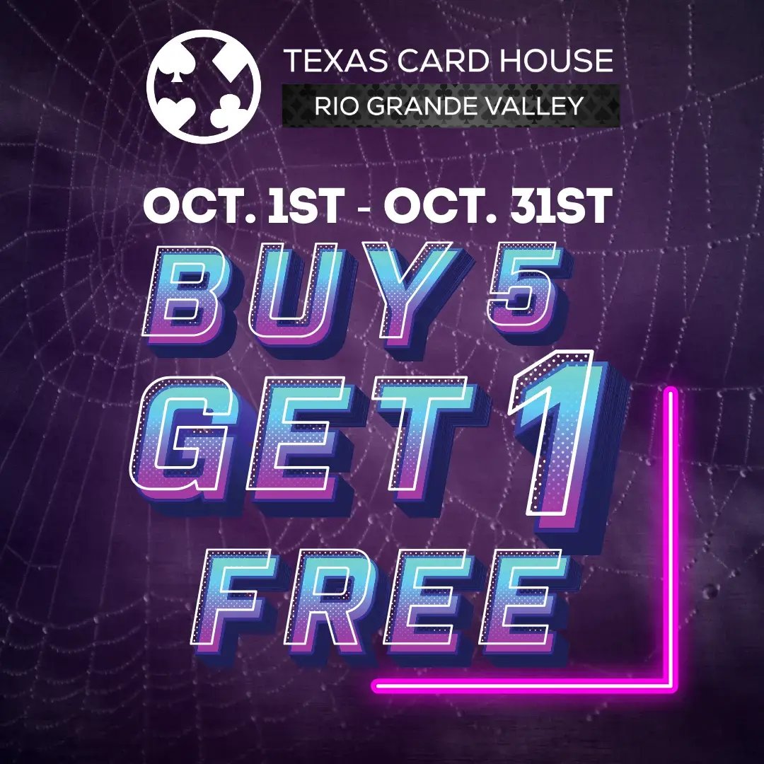 Buy 5 get 1 at TCH RGV