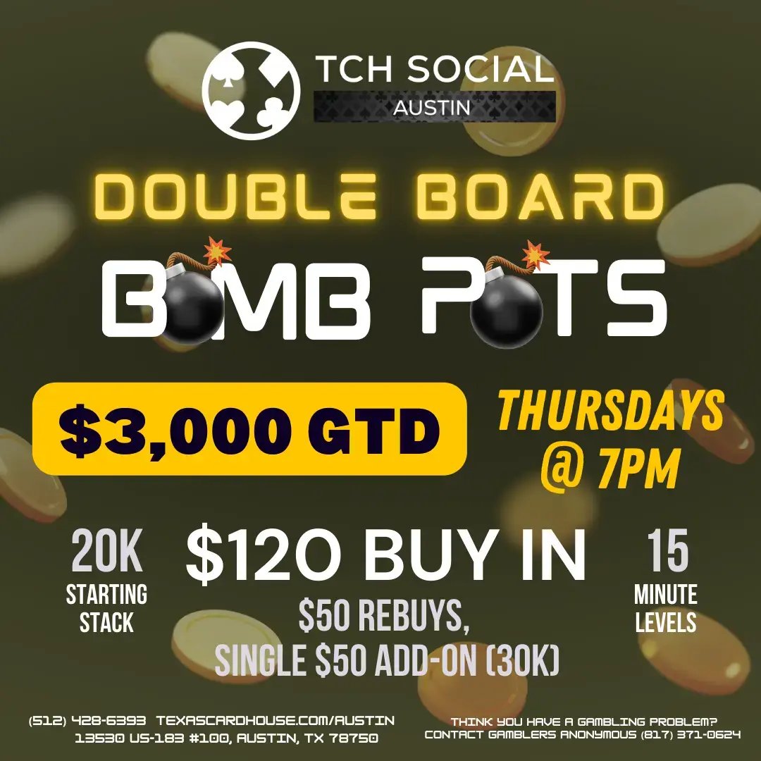 Double Board PLO at TCH Social Austin