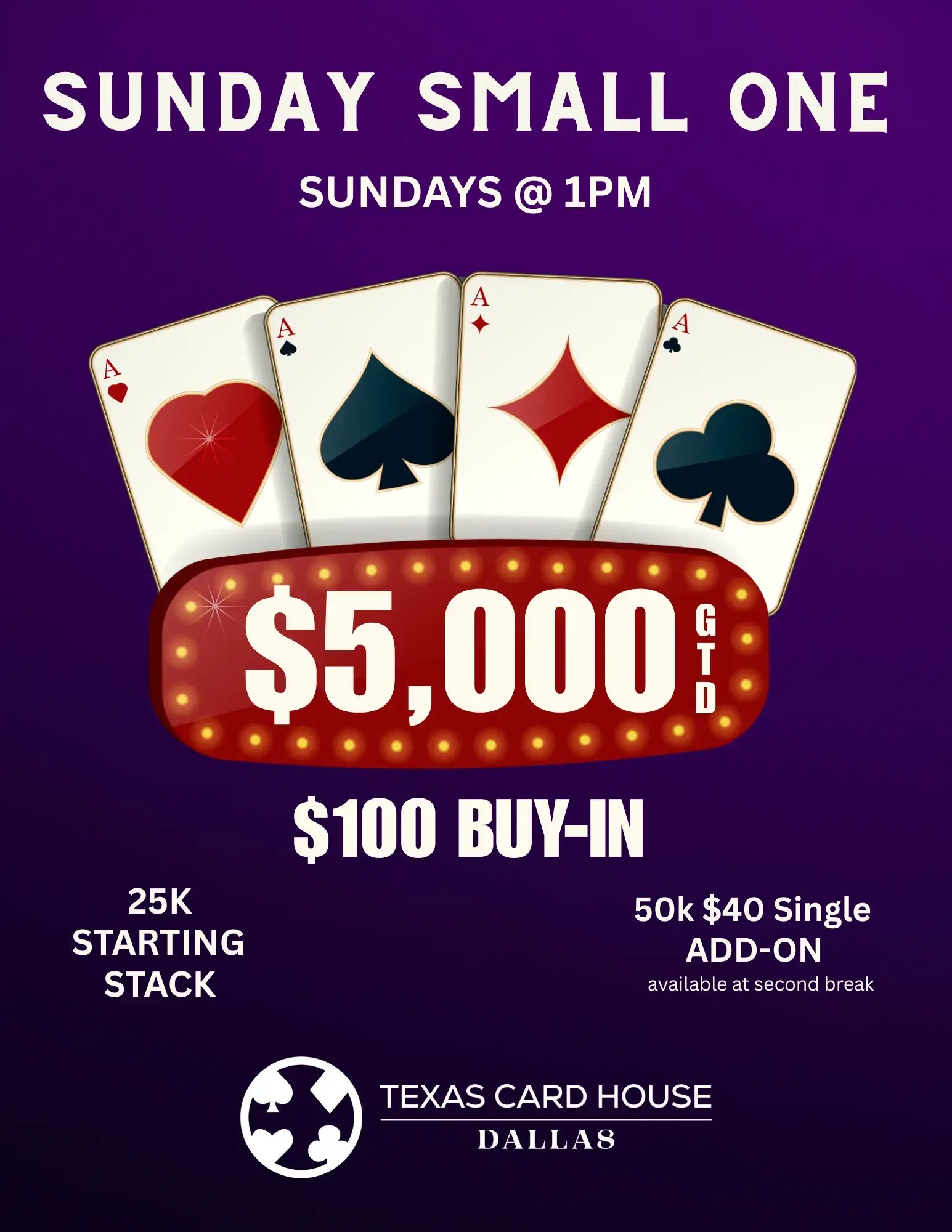 Sunday Small One at TCH Dallas