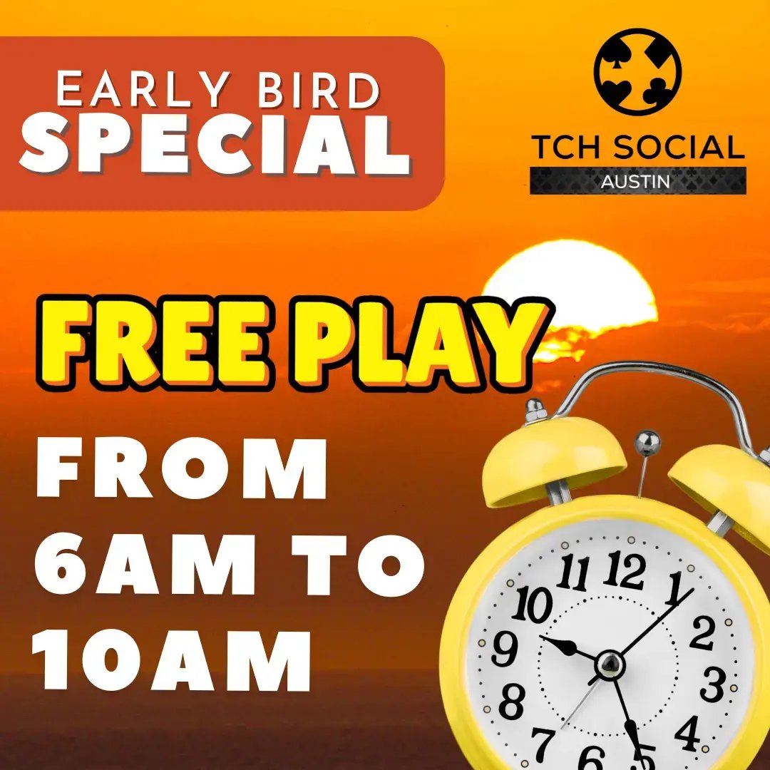 EarlyBirdBonus at TCH Social Austin