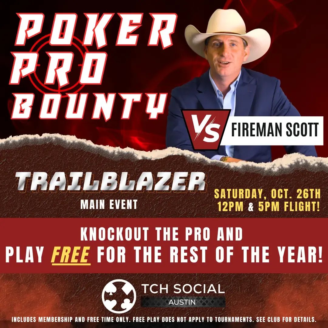 Poker Pro Bounty on Fireman Scott