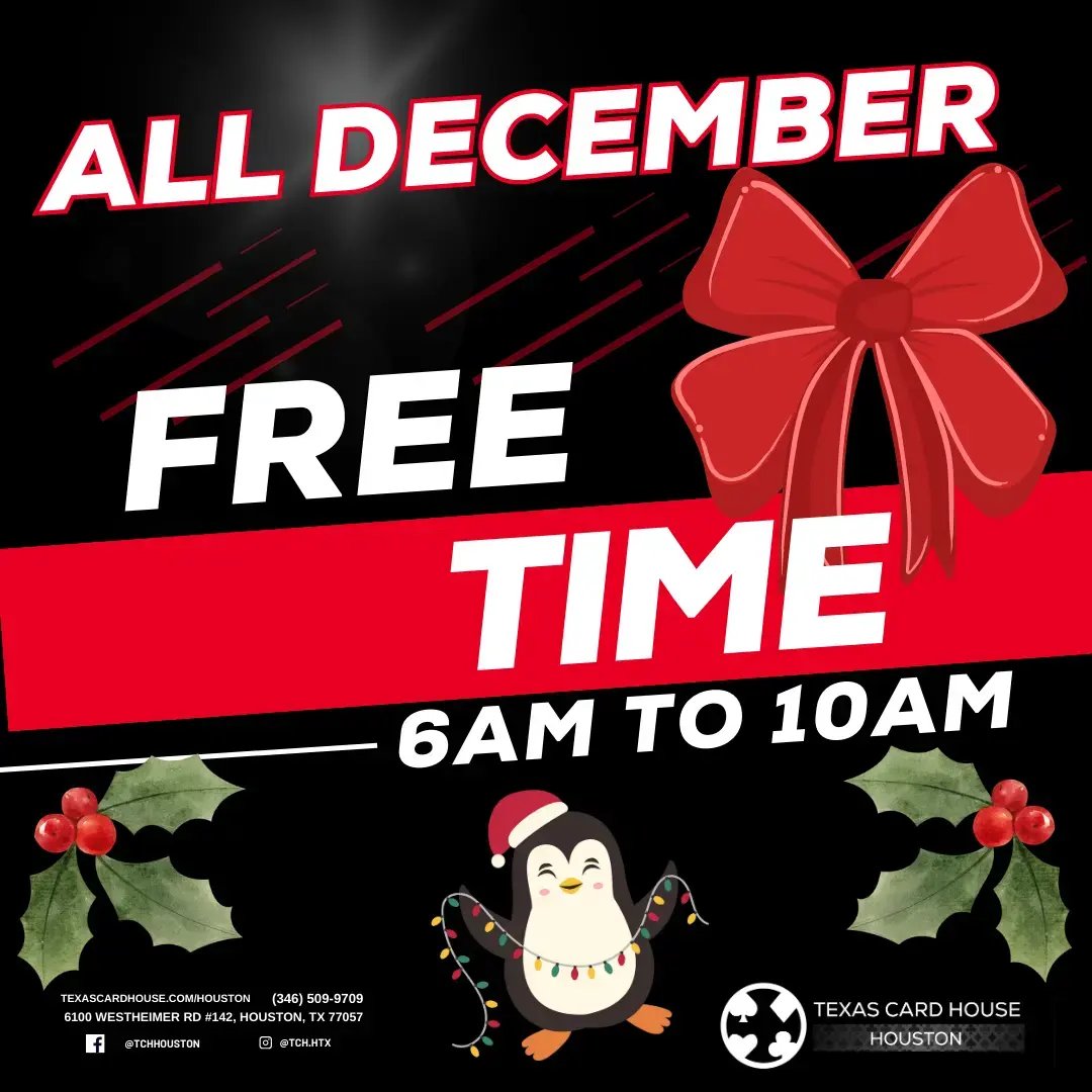 Free Time December at TCH Houston