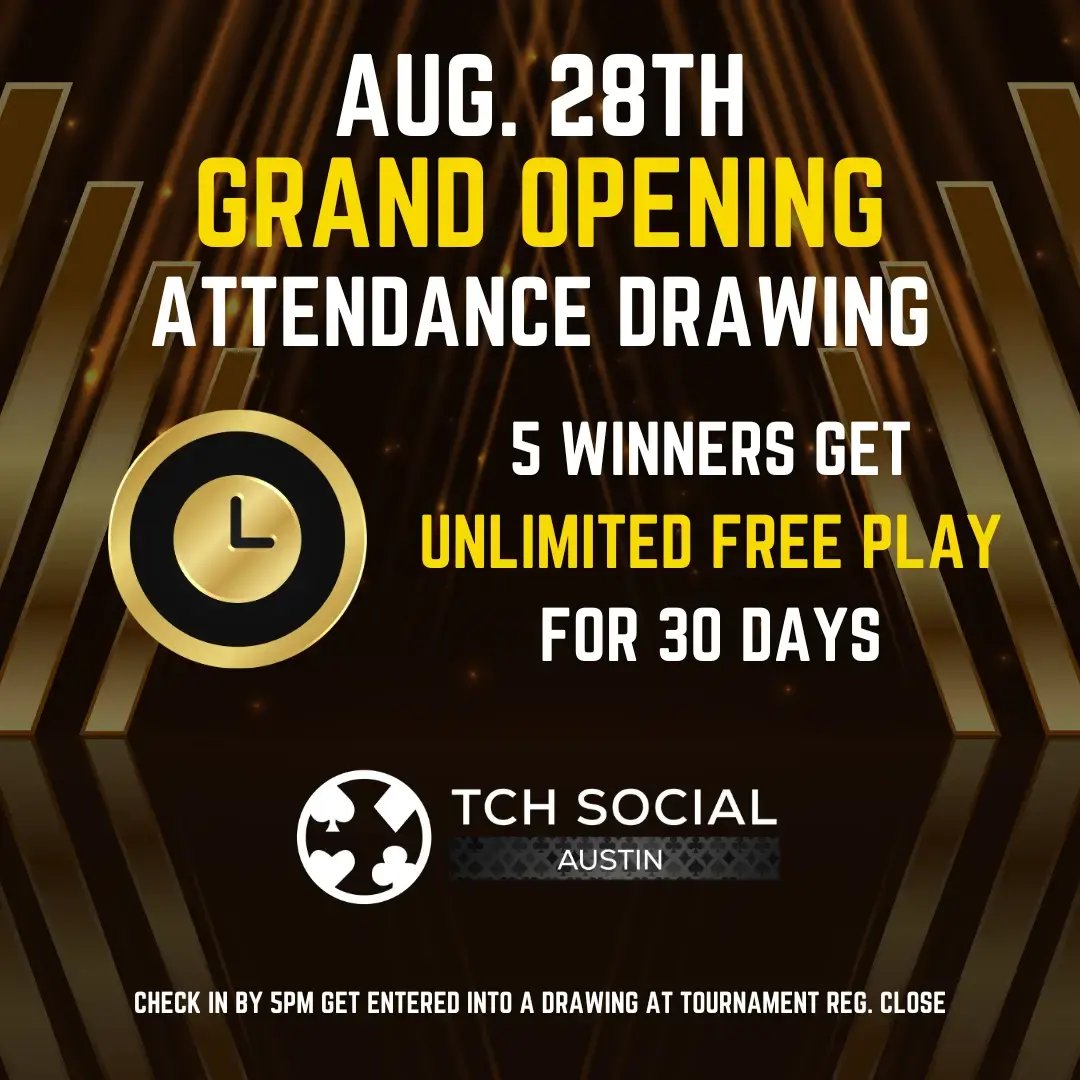 Grand Opening Drawing at TCH Social Austin