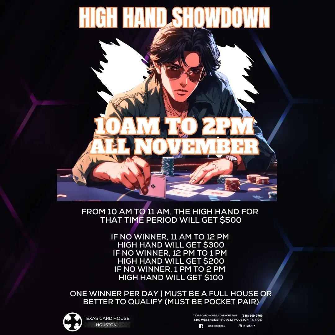 High Hand Showdown at TCH Houston