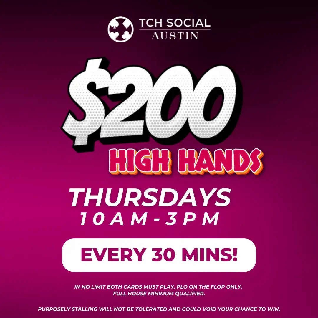 High Hands at TCH Social Austin