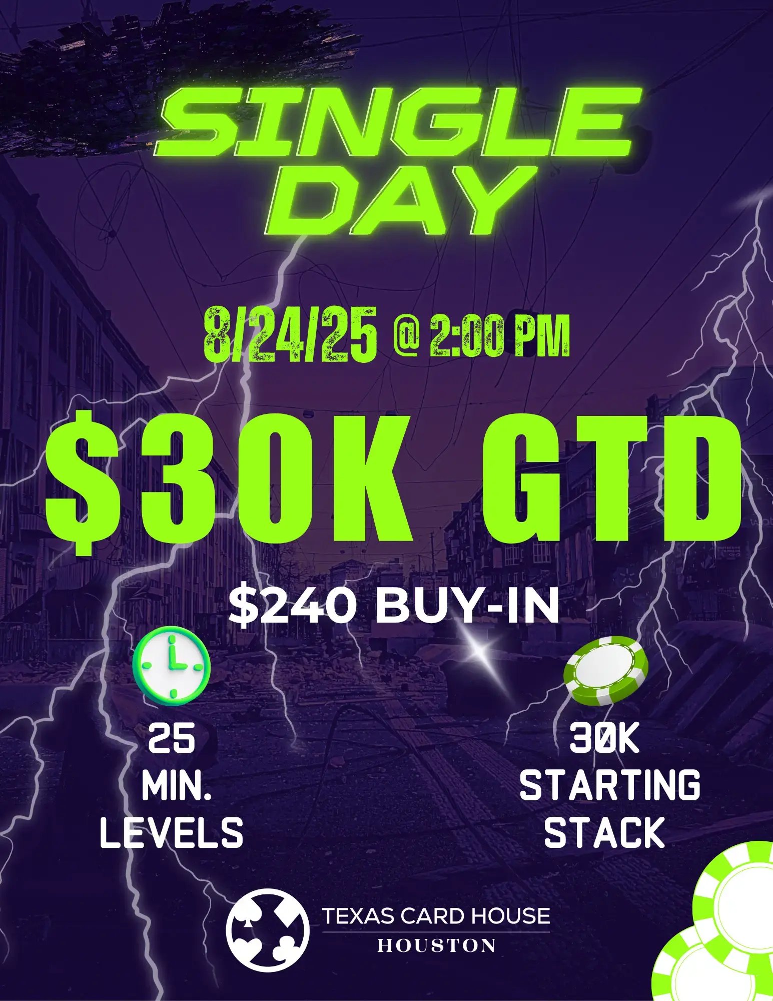 Single Day $30K