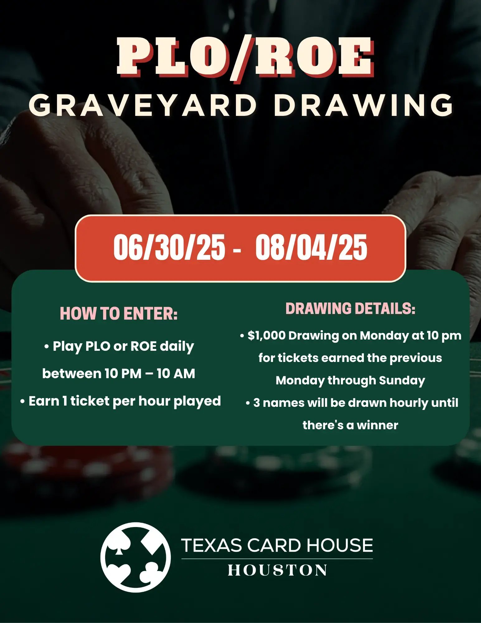 PLO/ROE Graveyard Drawings at TCH Houston