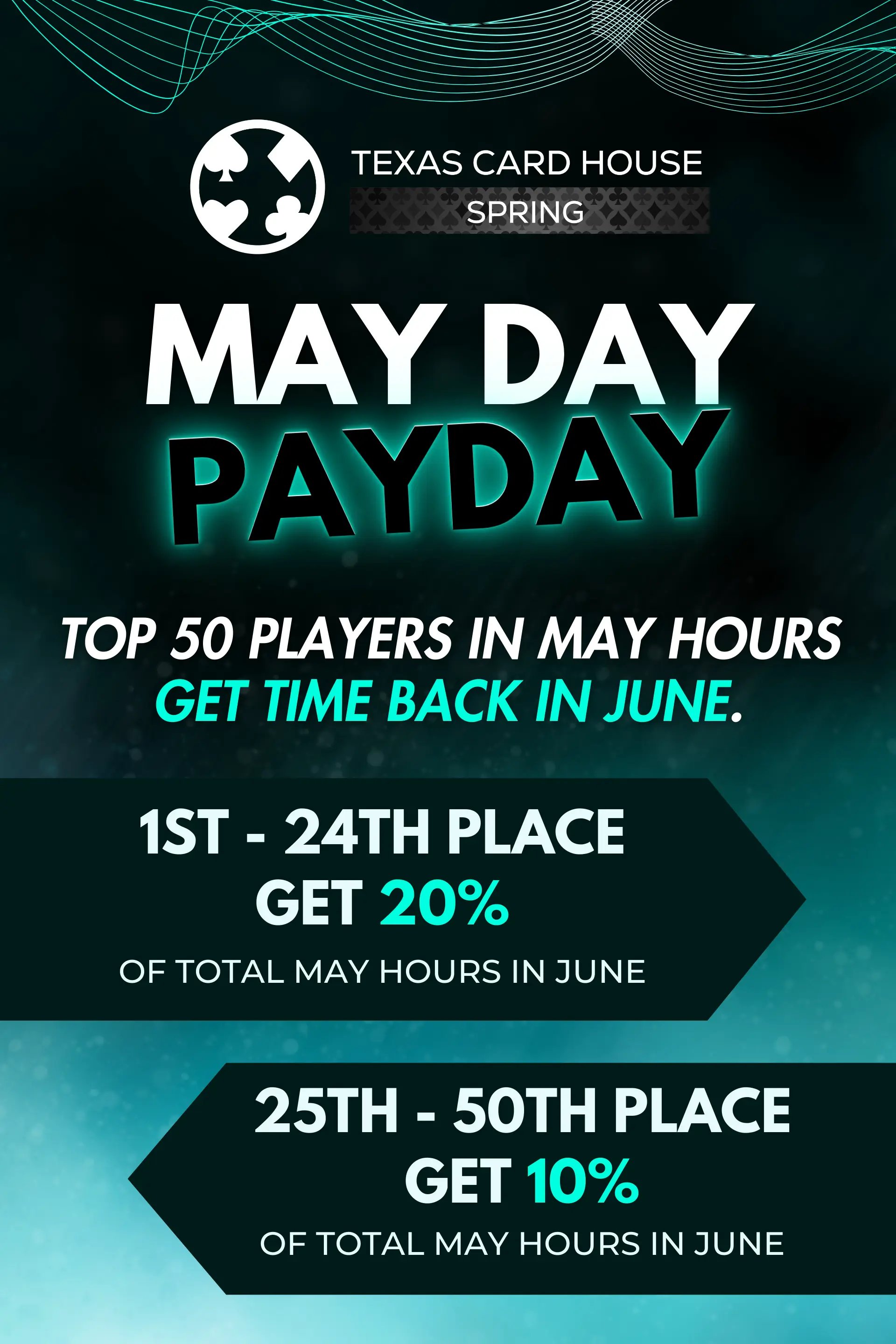 MAY DAY PAYDAY  Promo at TCH Spring