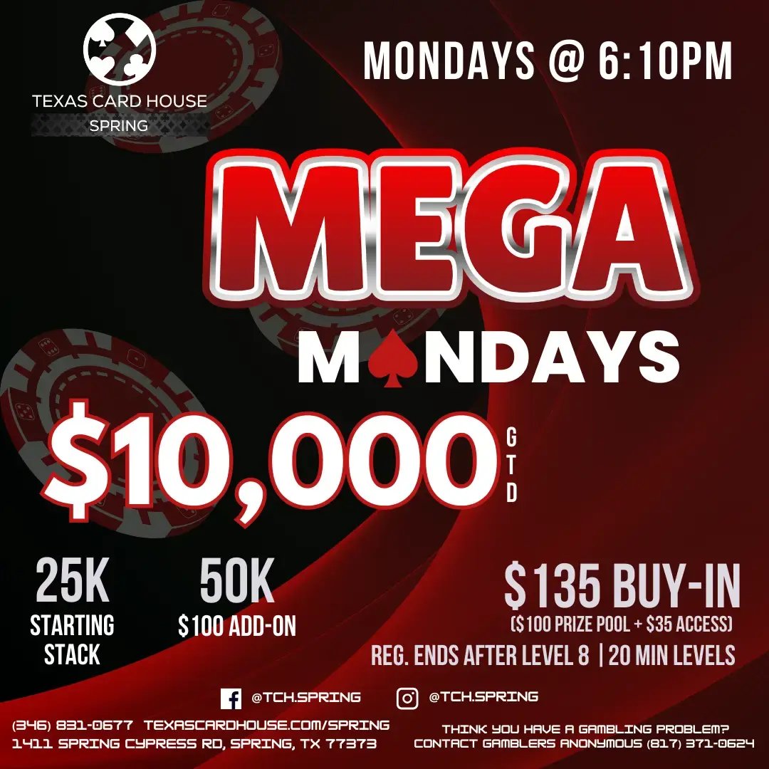 Mega Mondays at TCH Spring