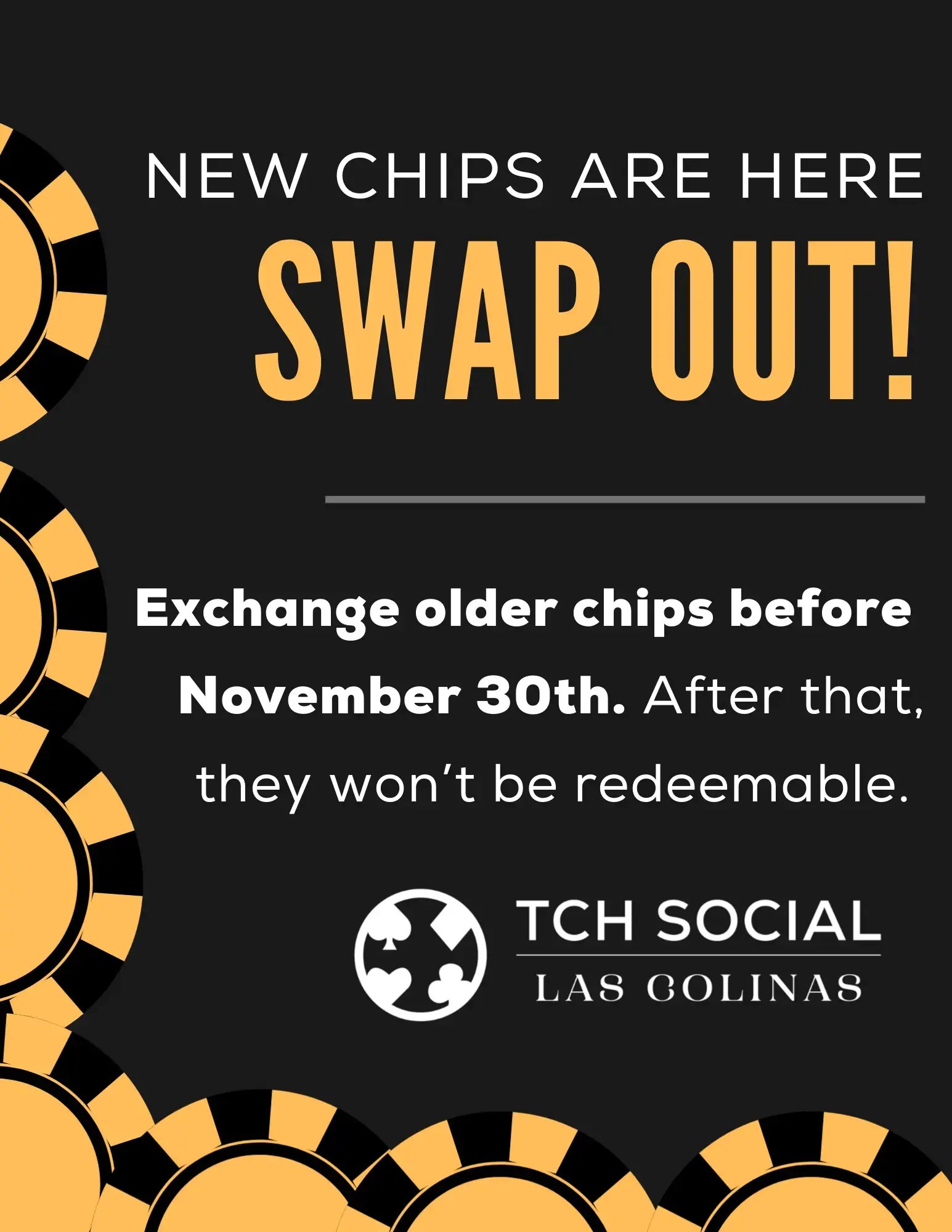 New Chips - Swap out by 11/30!