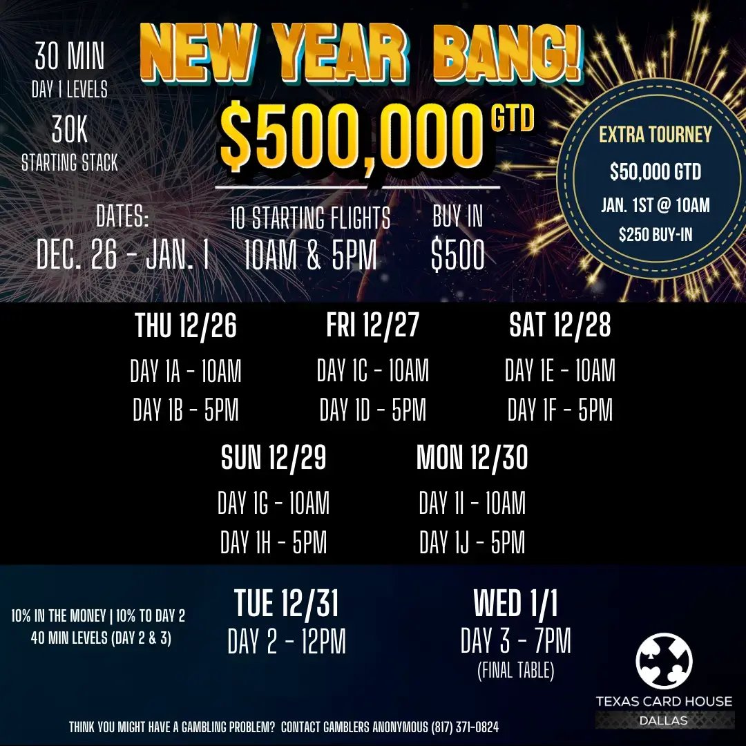 New Year Bang at TCH Dallas