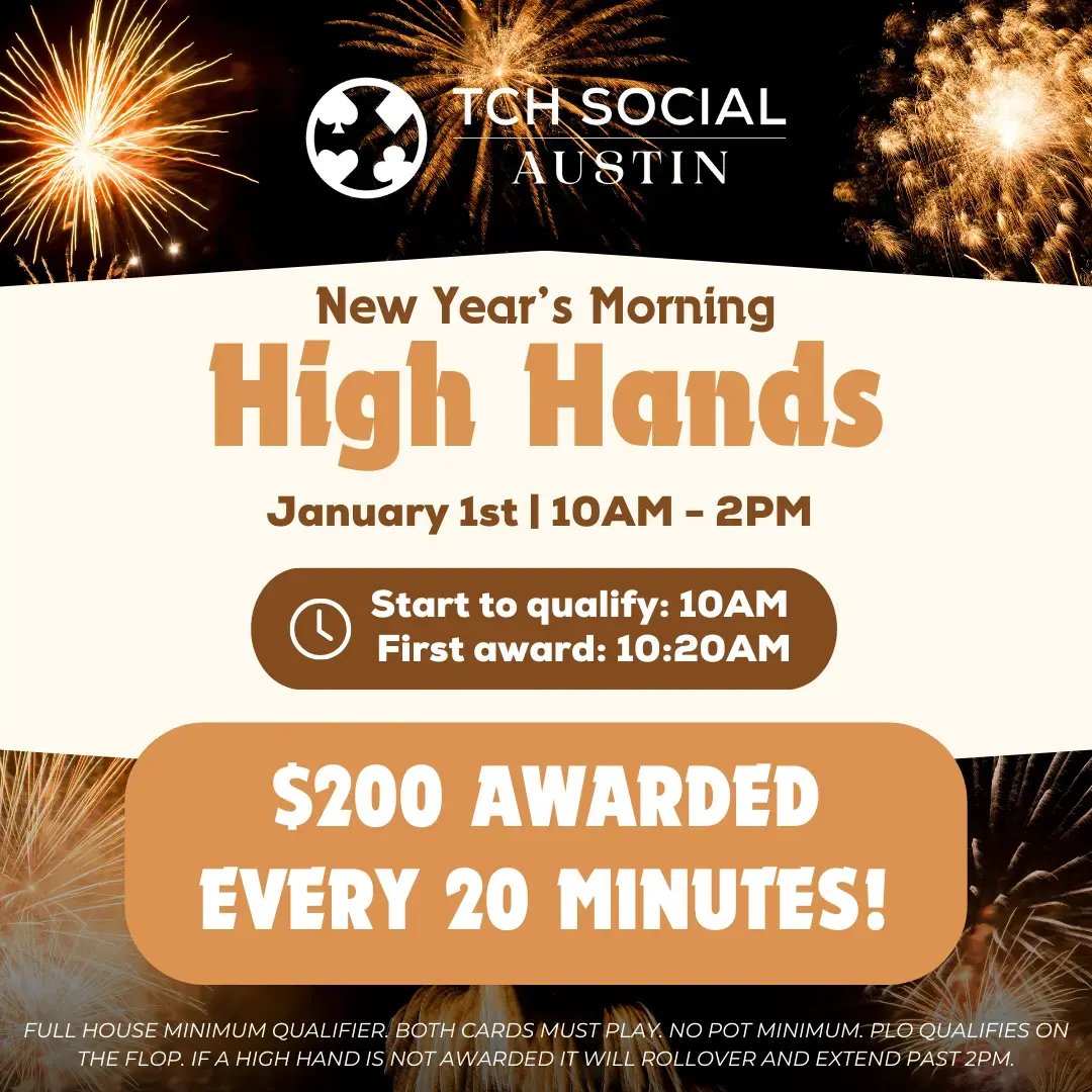 New Years Day Morning High Hands!