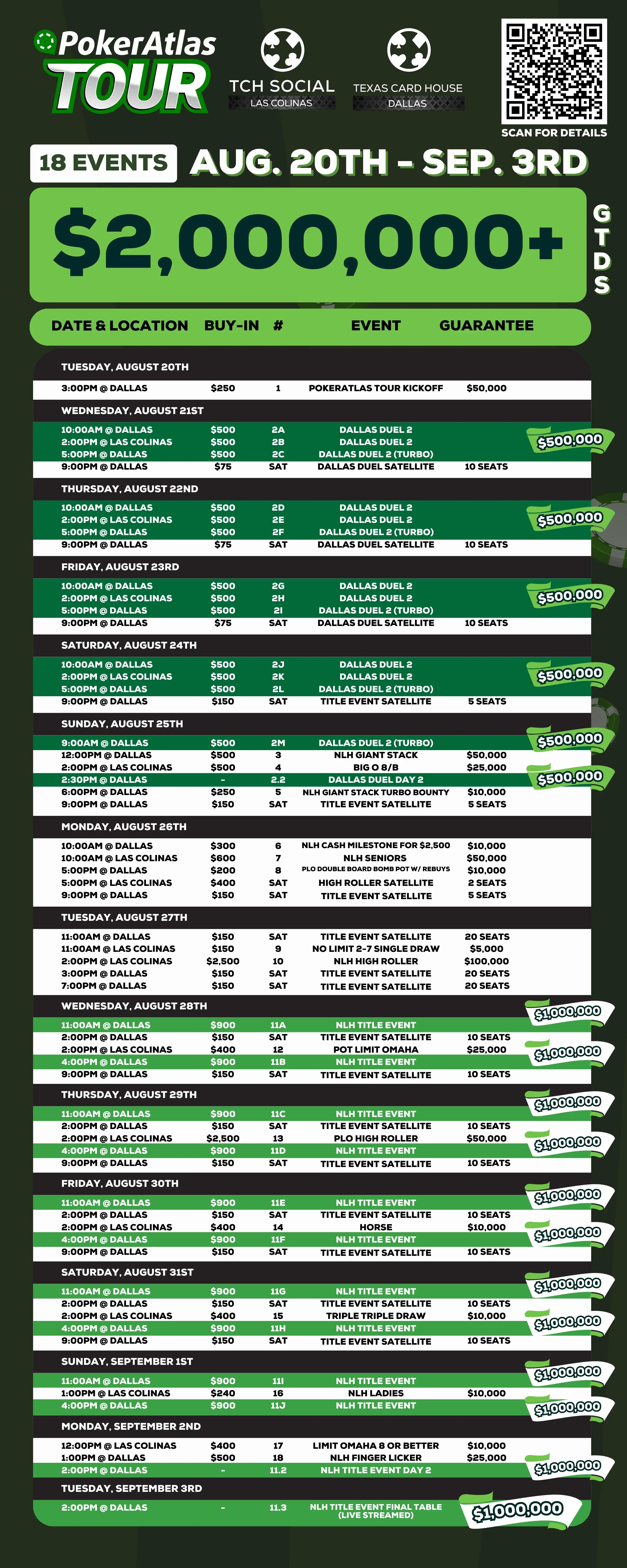 PA Tour Full Schedule  LC & Dallas  Aug2024 32 x 80 in (1)