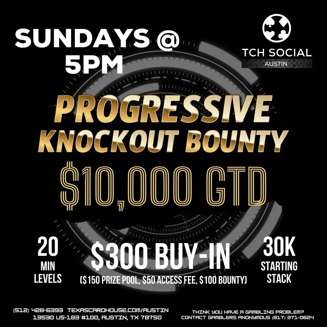 PKO Bounty at TCH Social Austin