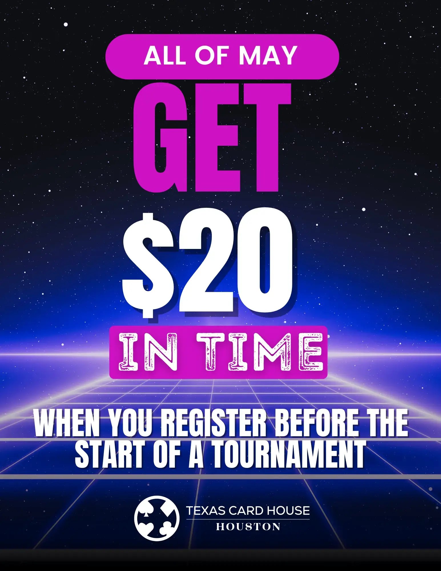 Pre-reg & get $20 in time