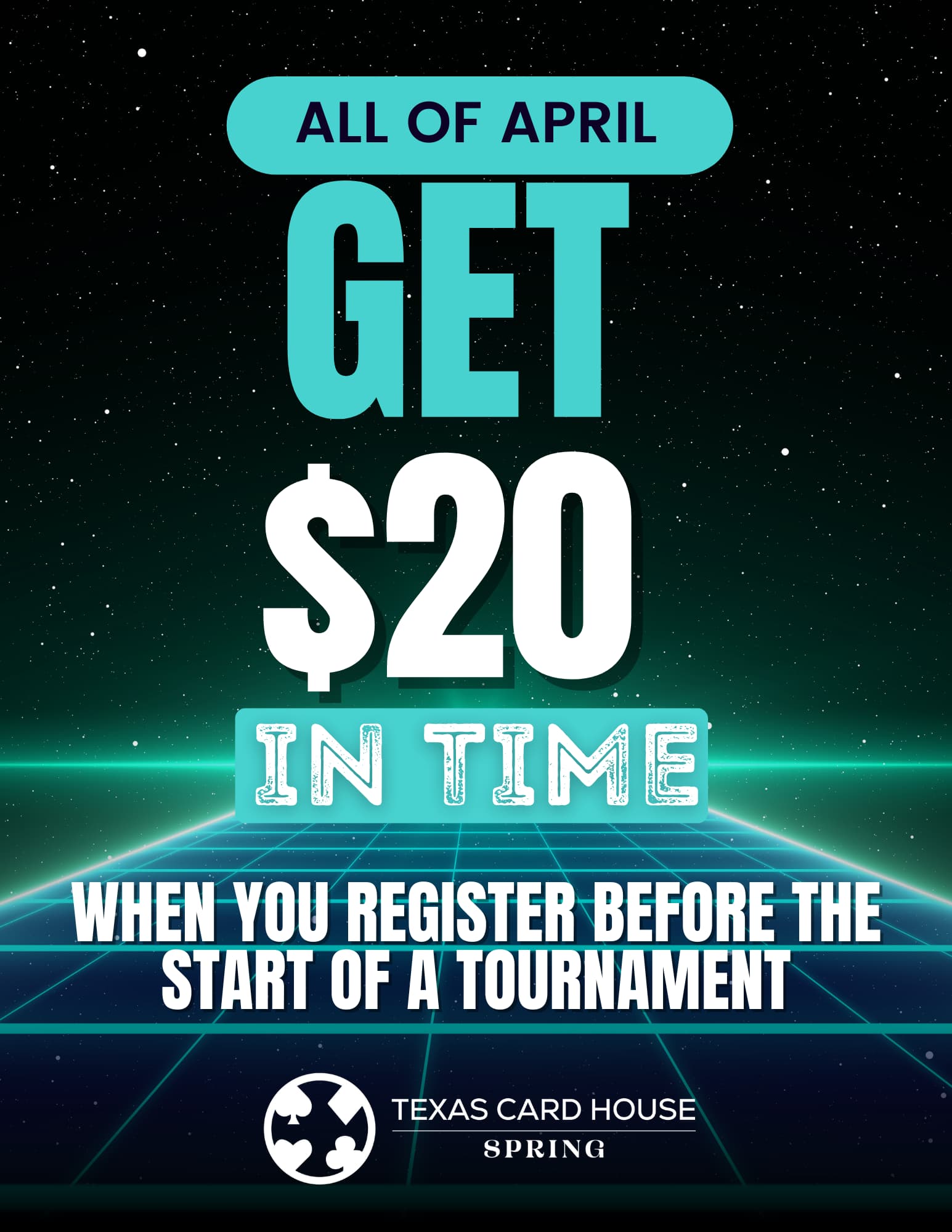 Pre-reg $20 bonus