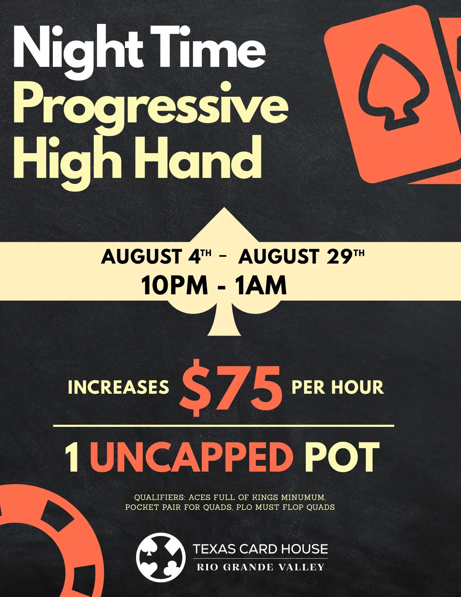 Night Time Progressive High Hands
