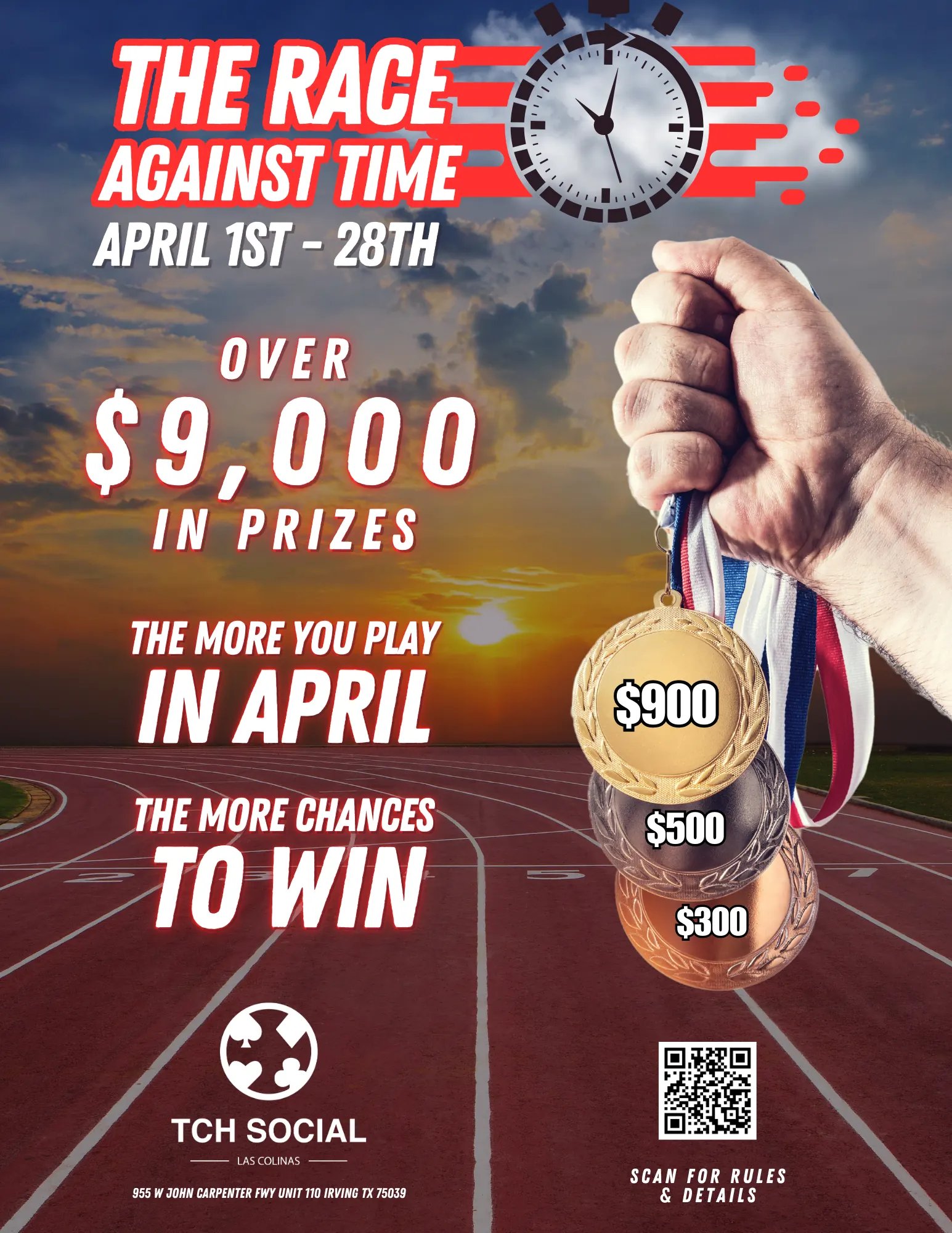 Race Against Time - LC April 8.5 x 11