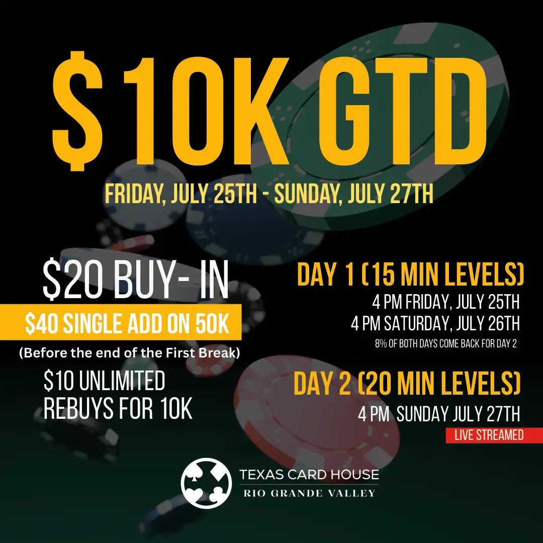 10K GTD at TCH RGV