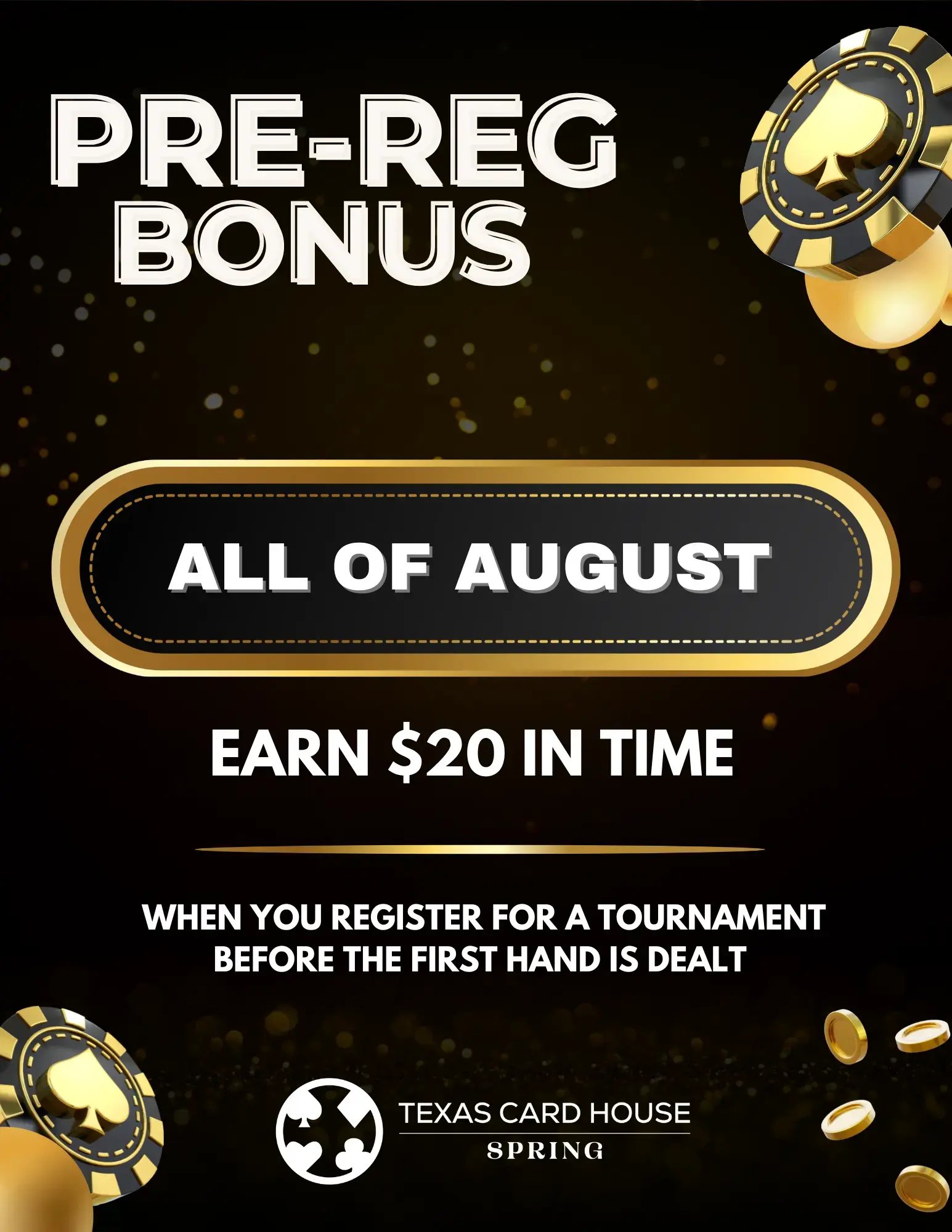 Spring's  Pre-Reg Bonus
