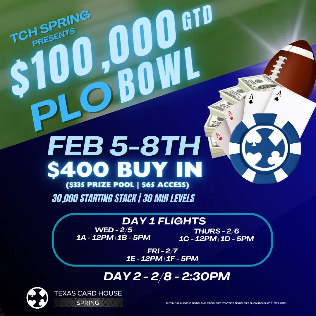 TCH Spring PLO Bowl