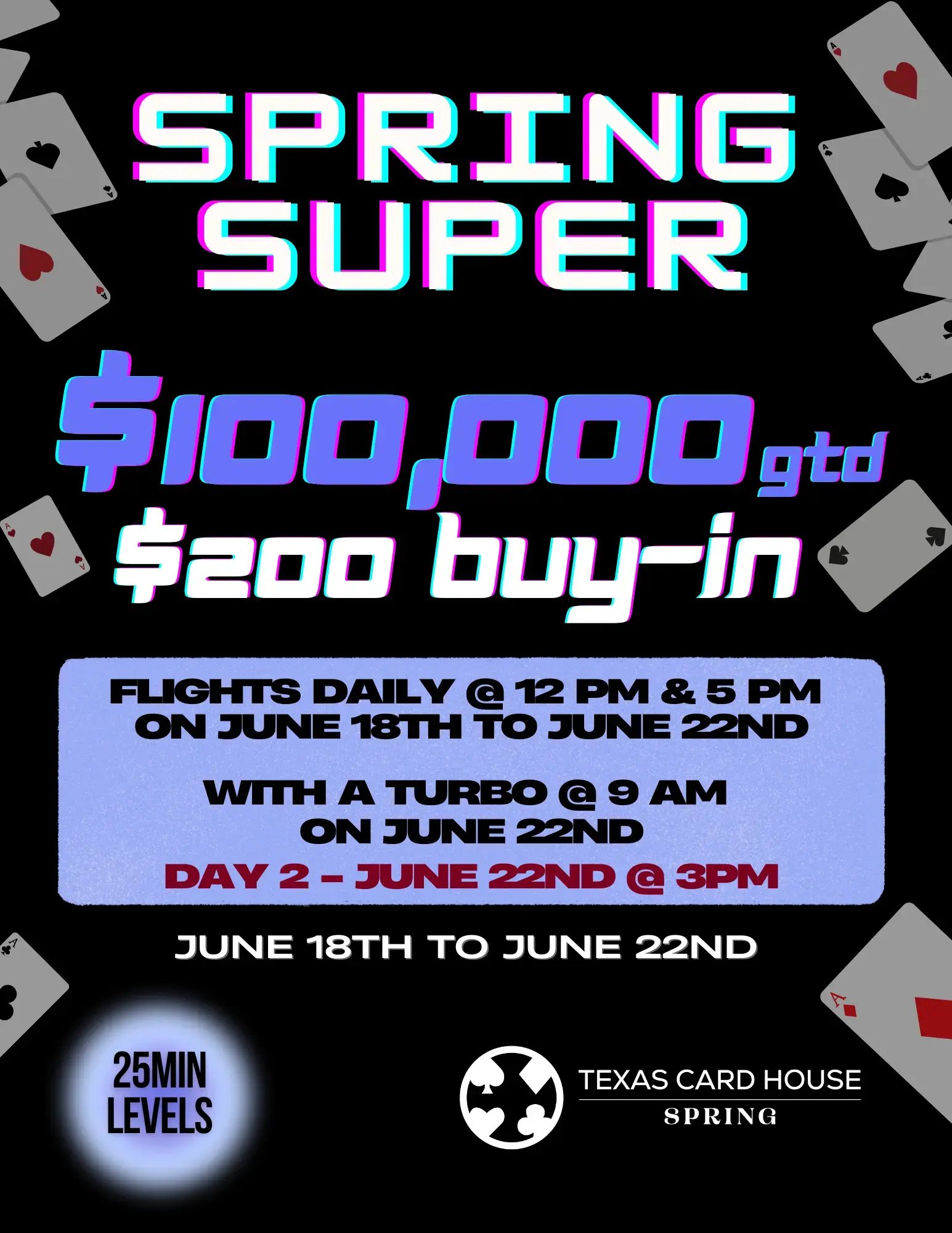 Spring Super 100k gtd