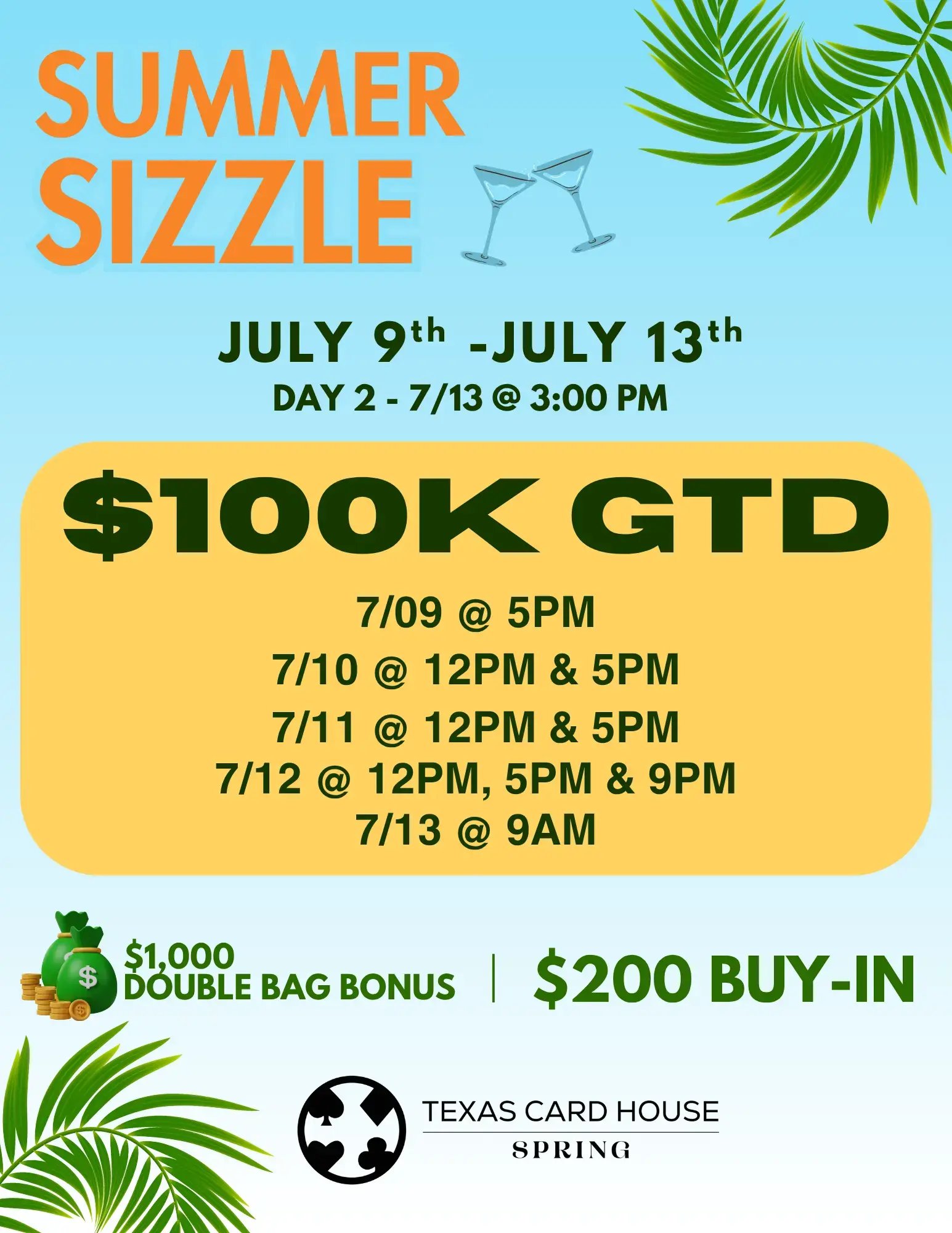 Summer Sizzle $100K Tournament