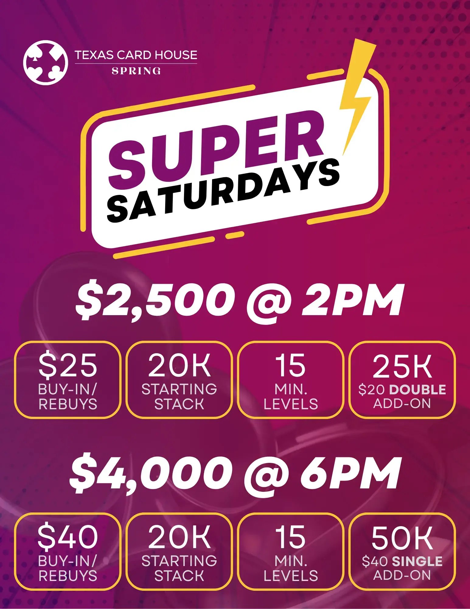 Super Saturdays at TCH Spring