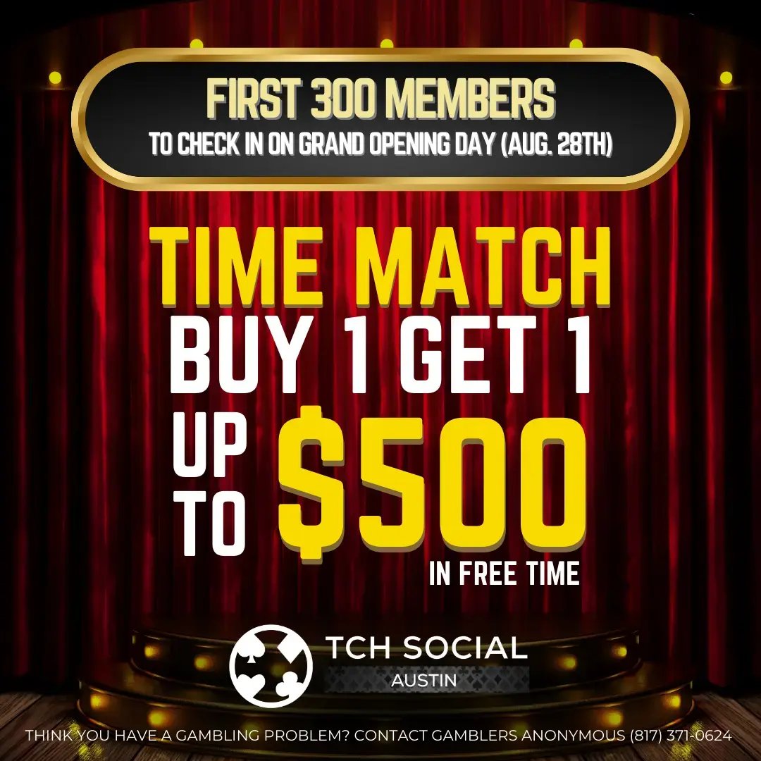 Time Match at TCH Social Austin