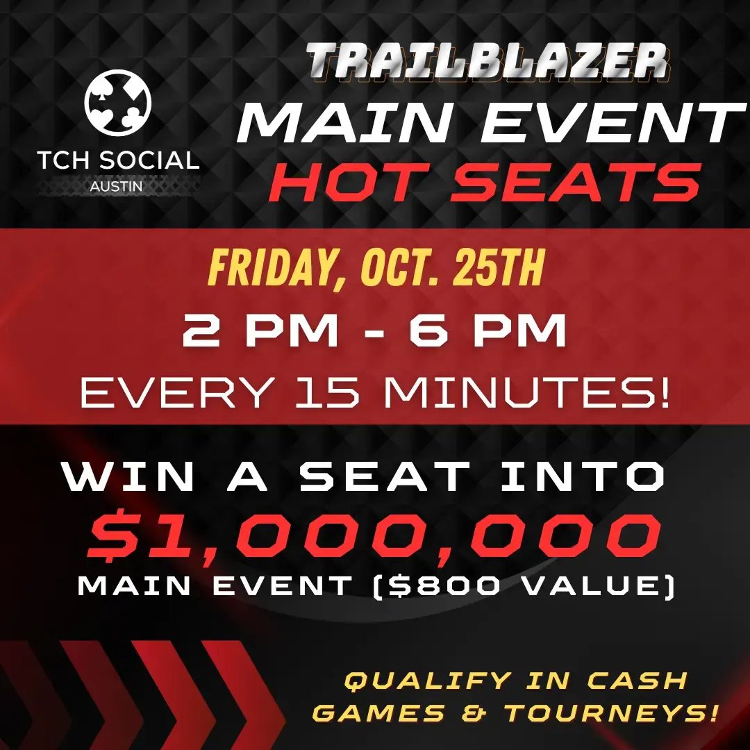 Trailblazer Hot Seats at TCH Social Austin