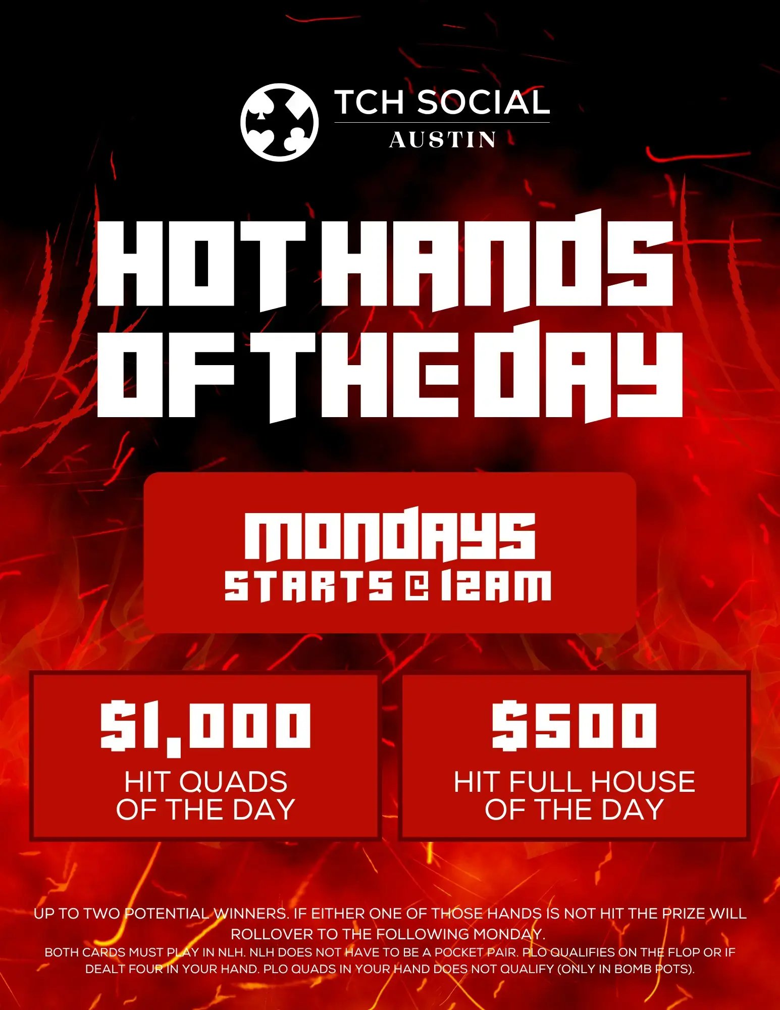 hot hands of the day at TCH Social Austin